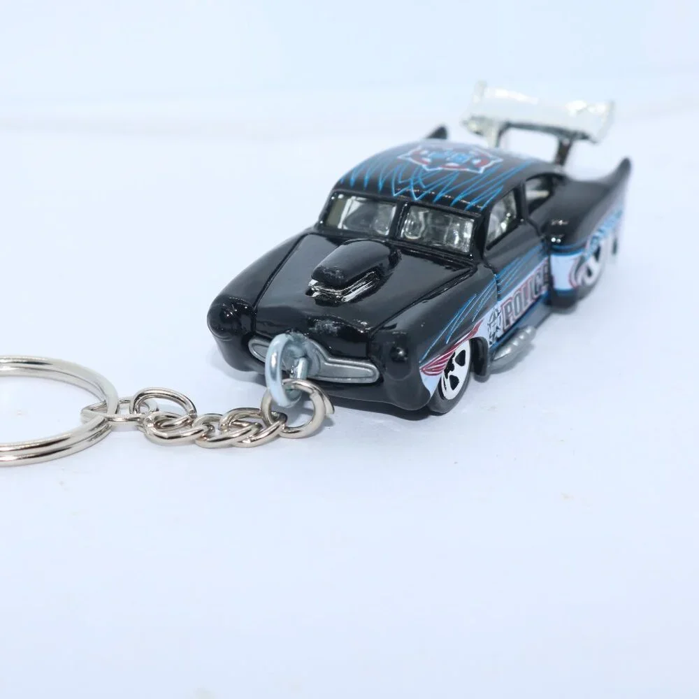 Hot Wheels 2001 Jaded Police version custom keychain 1/64 scale